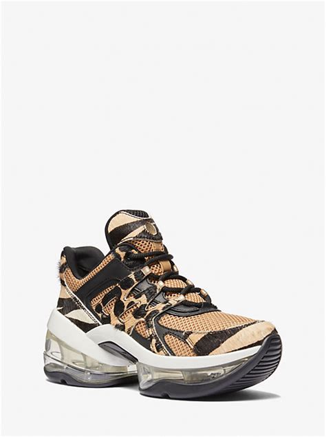 Olympia Sport Extreme Printed Calf Hair and Mesh Trainer